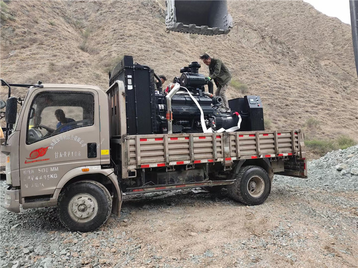 600KW上柴股份為(wéi)蘭合鐵路西固(gu)隧道施工