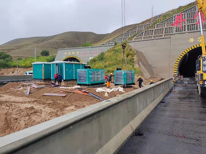 甘(gān)肅高速8台發電(diàn)機交付