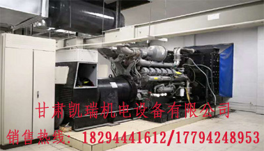 甘肅(sù)玉柴柴油發電機(ji)組